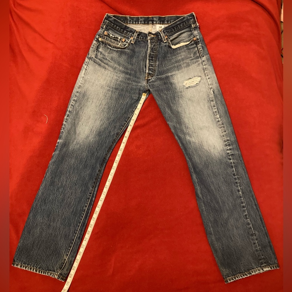 Vintage Levi’s 501 men’s jeans.